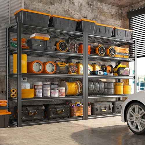 48" W Garage Shelving Heavy Duty Load 2500LBS (3 Count)
