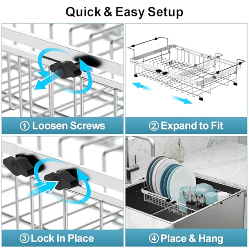 Over Sink Dish Drying Rack