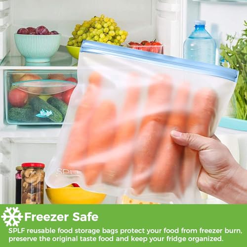 12 Pack Dishwasher Safe Reusable Snack Bags (12 Count)