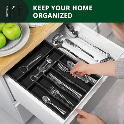 Luxury Bamboo Kitchen Drawer Organizer