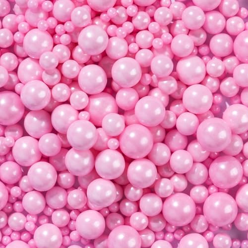 Pink Pearl Sprinkles for Cake Decorating (4.6 Ounce)