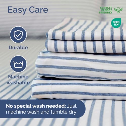 Short Queen Size 4 Piece Bed Sheet Set