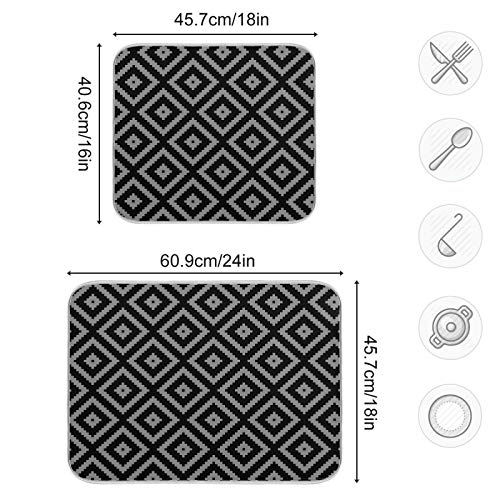 Super Absorbent Dish Drying Mat