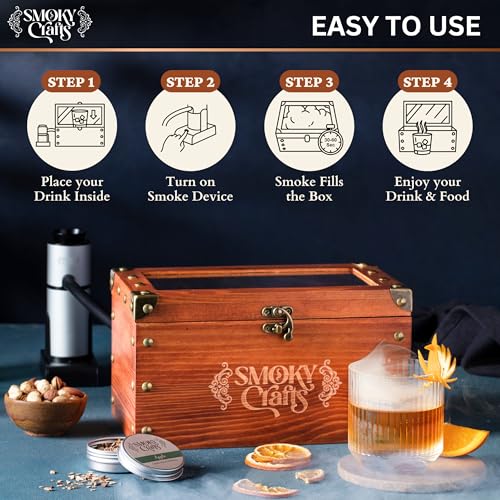 Whiskey Smoker Kit with Smoke Gun