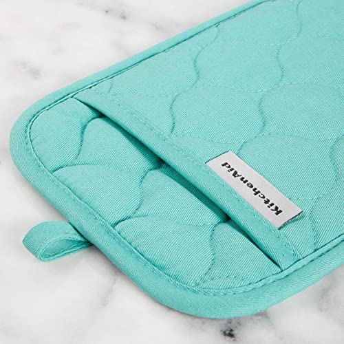 Quilted Cotton Terry Cloth Oven Mitt