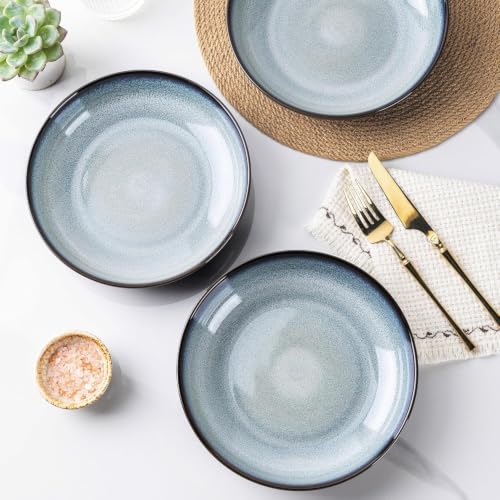 9.0" Ceramic Pasta Bowls Set of 4 (4 Count)