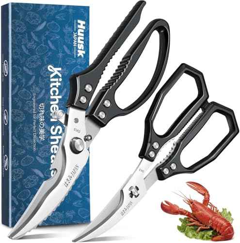 Black Kitchen Scissors Set
