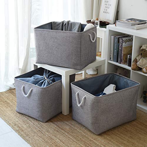Fabric Storage Bins Baskets for Organizing (3 Count)