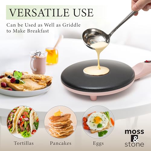 Pink Electric Crepe Maker