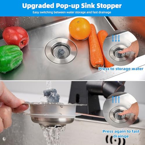 3 in 1 Kitchen Sink Drain Strainer