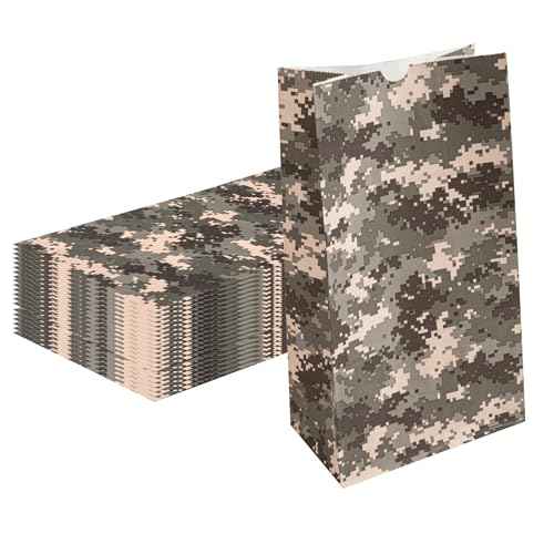 Camouflage Paper Bag (100 Count)