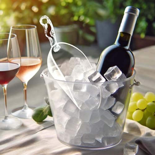 Elsa - 24-Ounce Plastic Ice Scoops (Set of 4), Plastic Utility Scoops, BPA-Free, Food-Grade, Shatter-Proof, Good for Kitchen and Restaurant, Perfect for Home and Commercial Use (4 Count)