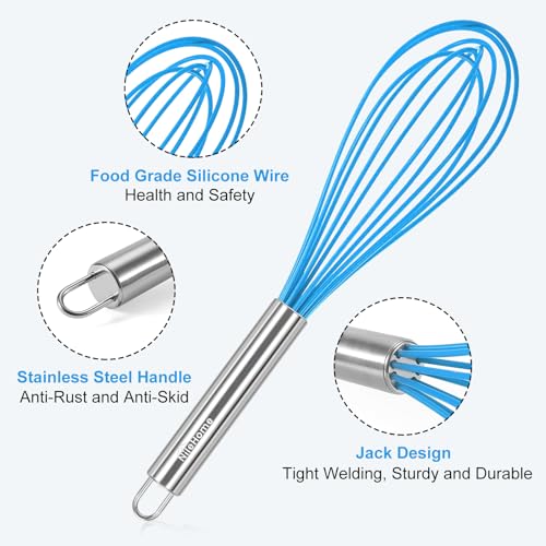 3 Pack Stainless Steel Whisk Set (3 Count)