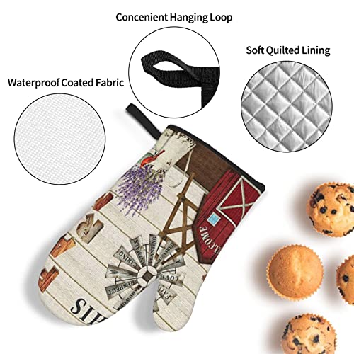Oven Mitts and Pot Holders Sets of 4 (4 Count)