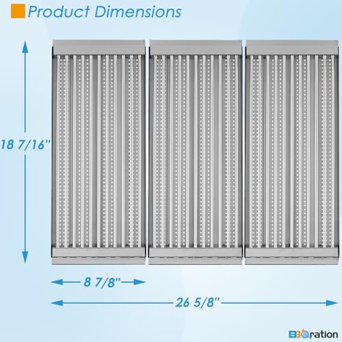 18 7 16" Stainless Steel Grill Emitter for Charbroil Tru