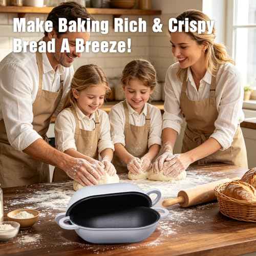 2.5 QT Enameled Cast Iron Sourdough Bread Oven
