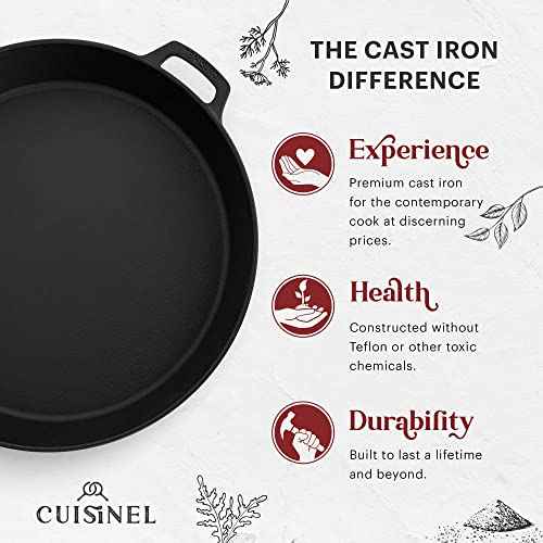 Cast Iron Skillet + Chainmail Scrubber Cleaner