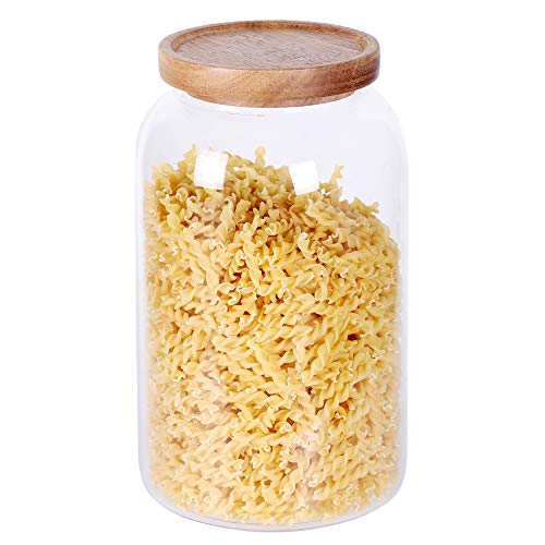 Modern Design Transparent Glass Food Storage Jars