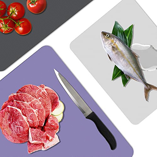 Plastic Flexible Cutting Boards for Kitchen (10 Count)