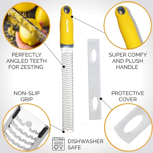 Premium Kitchen Lemon and Parmesan Cheese Zester