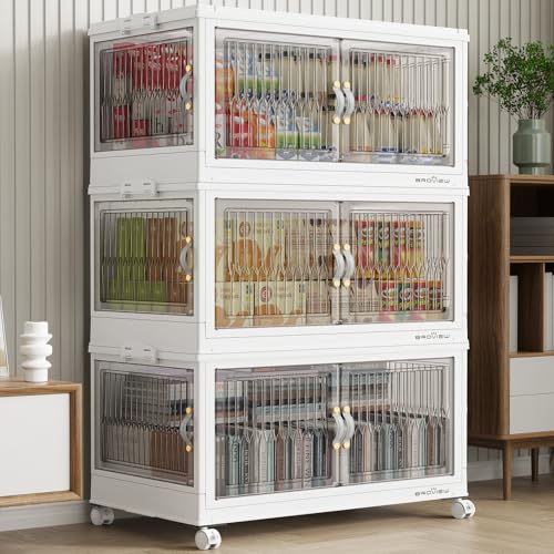 360Qt Stackable Storage Bins with 3 Lids (3 Count)