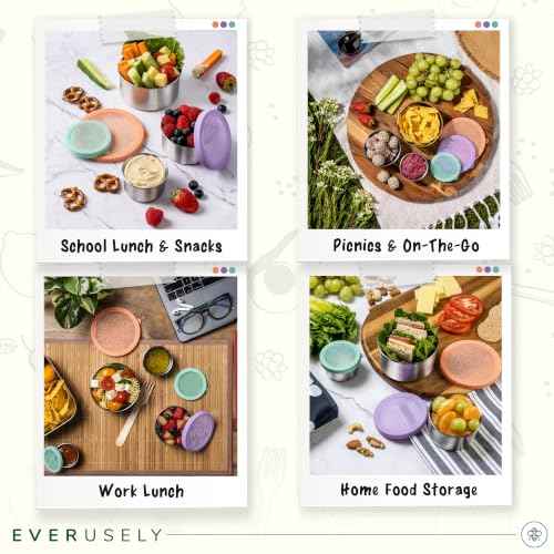 Stainless Steel Snack Containers (3 Count)