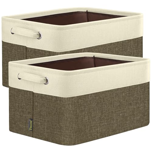 2 Pack Fabric Closet Storage Bins for Shelves (2 Count)