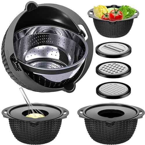 4 1 Colander with Bowl Set