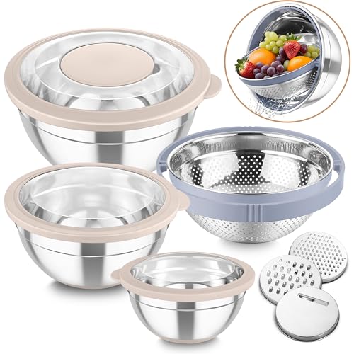 Mixing Bowls with Colander (4 Count)
