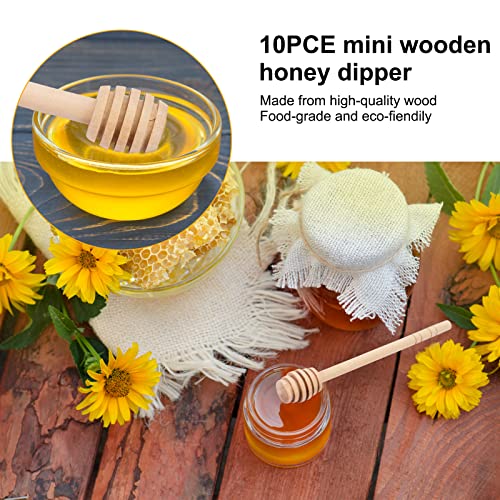 100Pcs 3 inch Honey Dipper Sticks