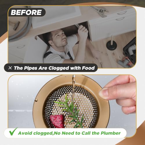 3 Pcs Sink Plug Stopper Disposal Drain Strainer (3 Count)
