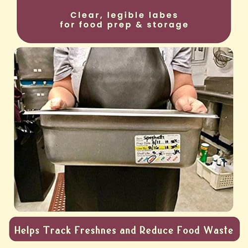 InStockLabels Dissolvable Food Rotation Labels (500 Count)