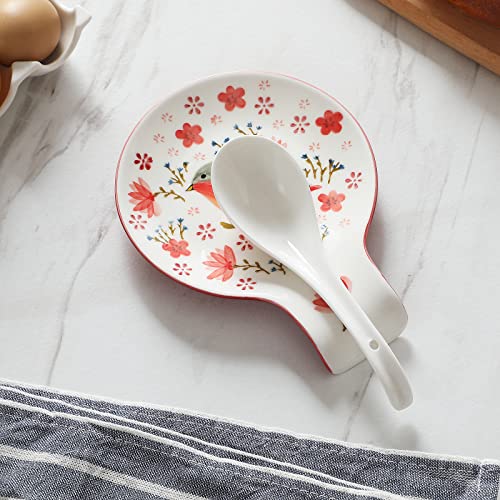 Hand Painted Spoon Rest