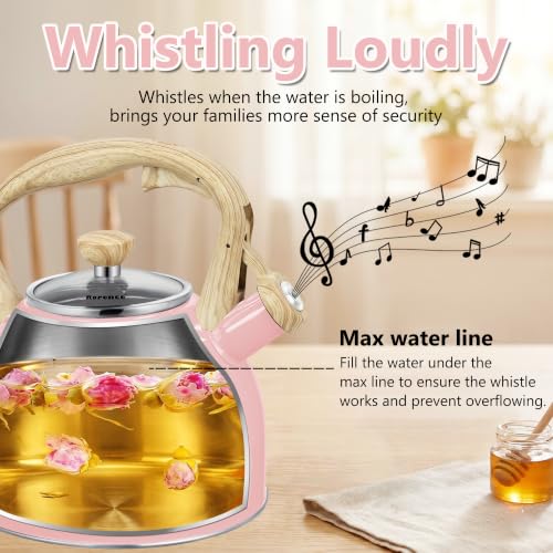Whistling Tea Kettle for Stove Top