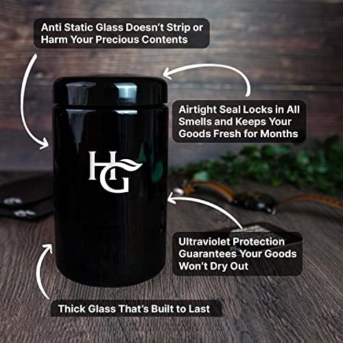 2 Oz Airtight Container & Smell Proof Jar (3 Count)