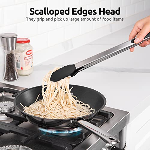 Heat Resistant Silicone Kitchen Tong
