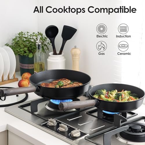 15Pcs Nonstick Cookware Set