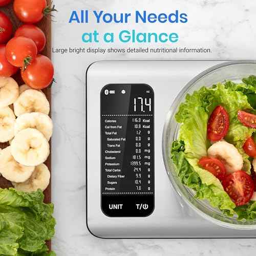 Food Kitchen Scale with Nutritional Calculator
