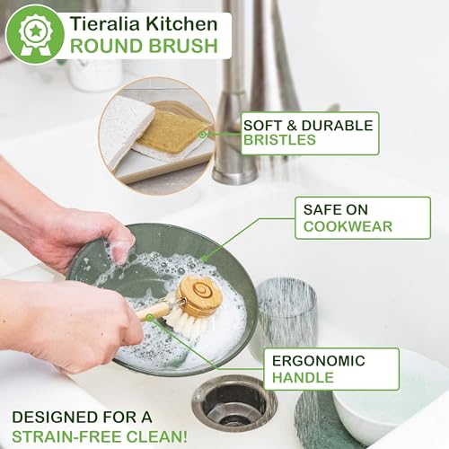 Bamboo Dish Brush Gift Set