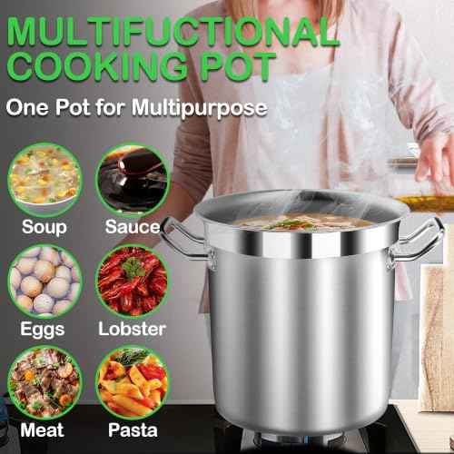 Stock Pot 20 Quart with Lid