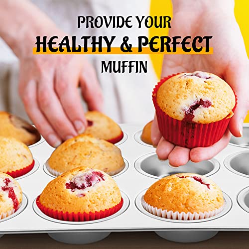12 Cup Muffin Pan Set of 6 (6 Count)