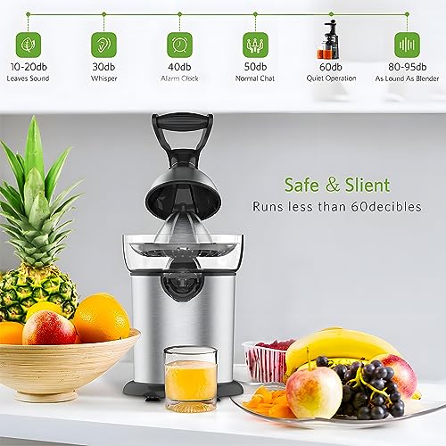 Electric Citrus Juicer Squeezer Stainless Steel