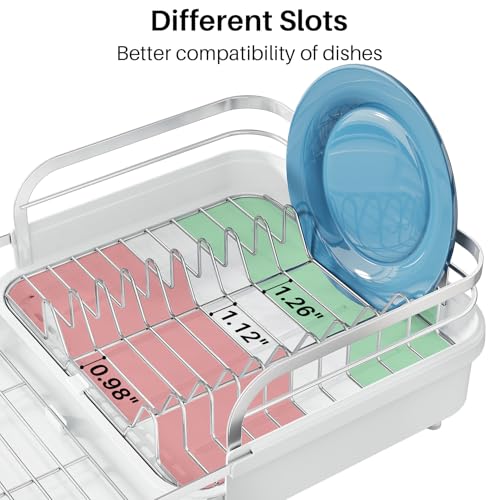 Expandable Dish Drying Rack for Kitchen Counter
