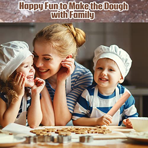 20 Pieces Small Rolling Pin Wood Mini Dumpling Dough Roller