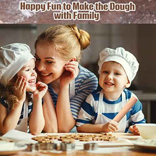 50 Pieces Small Rolling Pin Wood Mini Dumpling Dough Roller (50 Count)