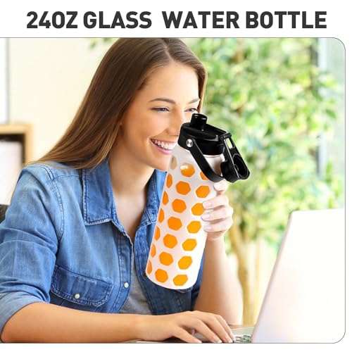 Glass Water Bottle