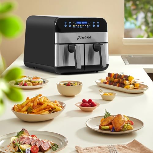 Air Fryer 9.5 Quart Air Fryer with Dual Basket for Quick and Easy Meals