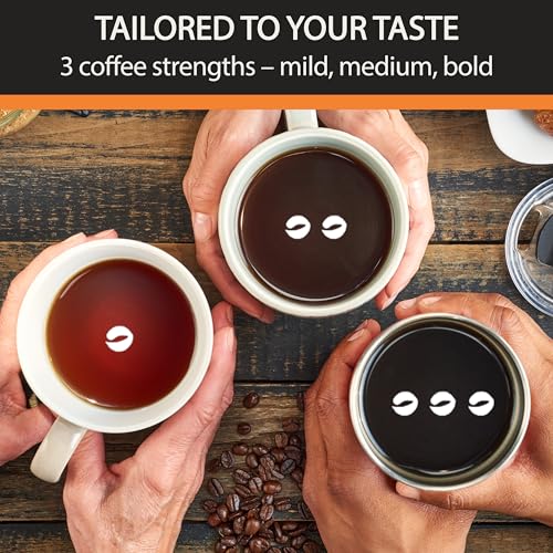 12 Cup Programmable Thermal Carafe Coffee Maker with 3 Strengths