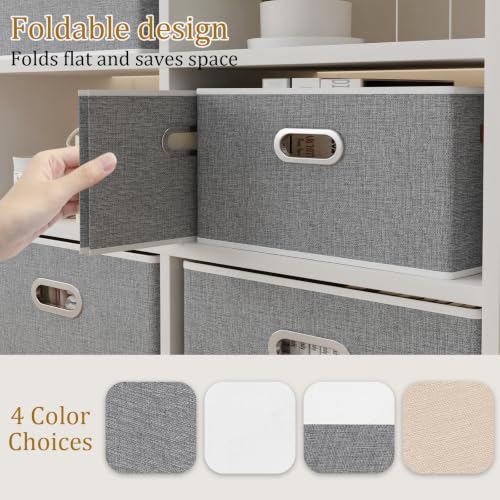 Foldable Storage Baskets for Shelves