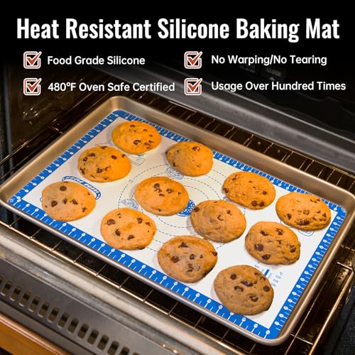 Silicone Baking Mat with 10 Useful Recipes